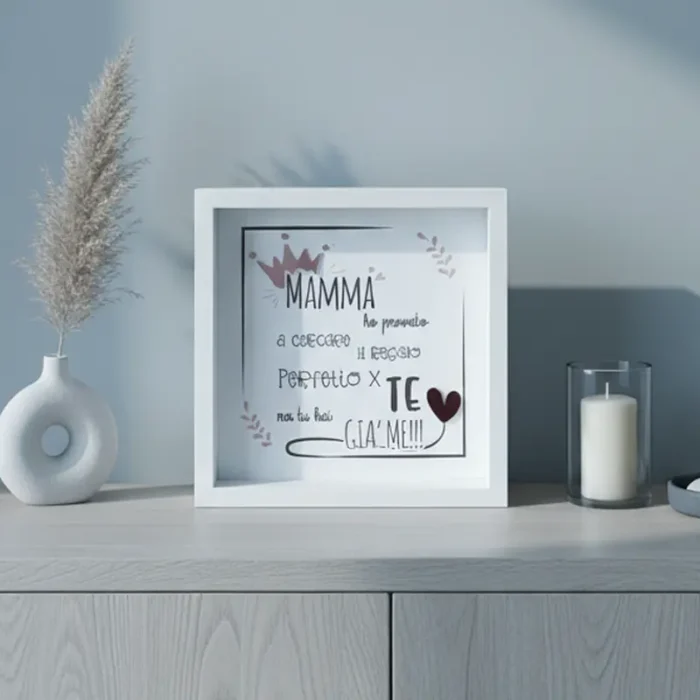 Quadretto idea regalo festa della mamma