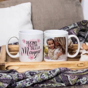 Tazza personalizzata con foto festa della mamma