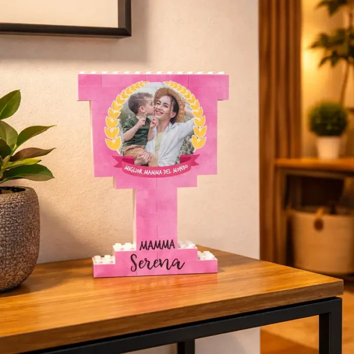 Trofeo idea regalo Festa della mamma Personalizzato