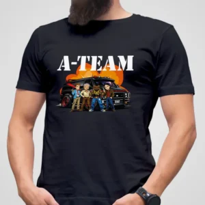 Maglietta A-team uomo fumetto
