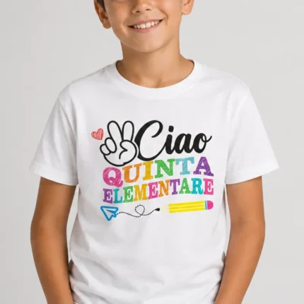 Tshirt quinta elementare