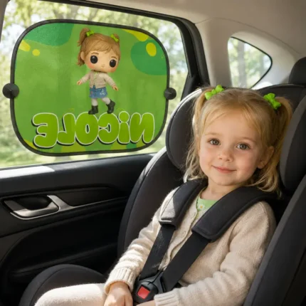 tendina parasole personalizzata con foto immagine testo