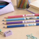 Etichette personalizzate per matite e penne e coliri in pvc adesivo