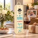 cassettina porta vino festa dei Nonni personalizzata