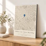 Quadro mappa personalizzato 30×40