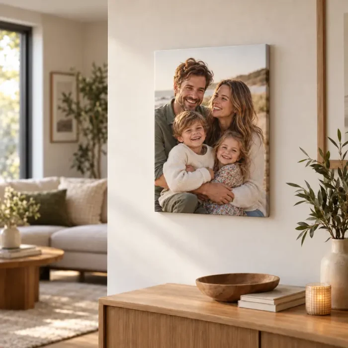fotoquadro personalizzato su tela canvas