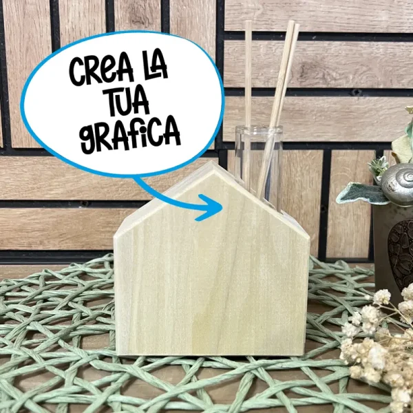 Profumatore ambiente personalizzato in legno