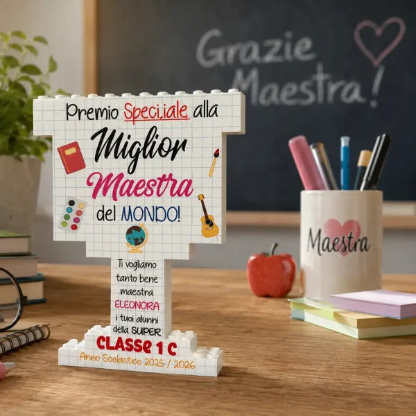 Regalo maestra originale fine anno scolastico